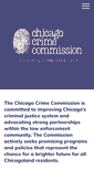 Mobile Screenshot of chicagocrimecommission.org